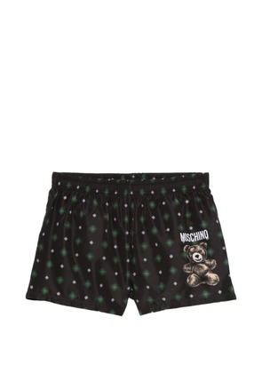 Moschino elasticated swim shorts - Black