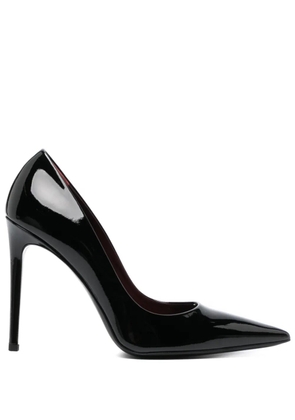 Paris Texas 105mm pointed-toe leather pumps - Black