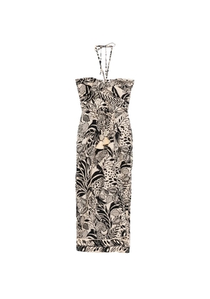 Poupette St Barth Collina midi dress - Black