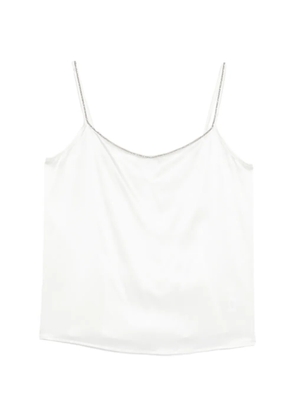 PANICALE beaded-strap top - White