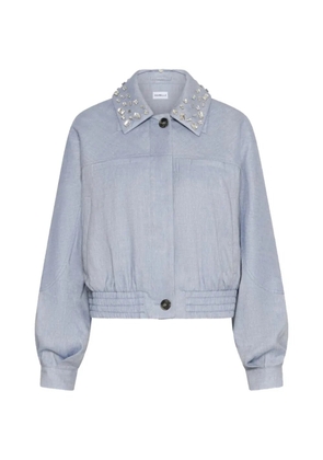 Marella embellished cropped jacket - Blue
