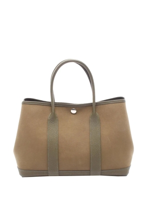 Hermès Pre-Owned 2020 Toile and Negonda Garden Party TPM tote bag - Brown