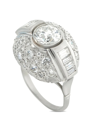 LB Exclusive rounded diamond ring - Silver