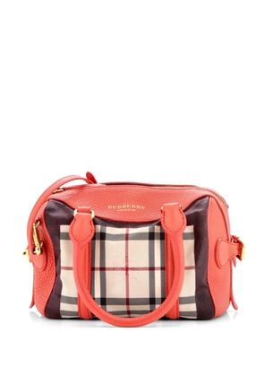 Burberry Pre-Owned Alchester Convertible Satchel House Check Canvas Small handbag - Brown