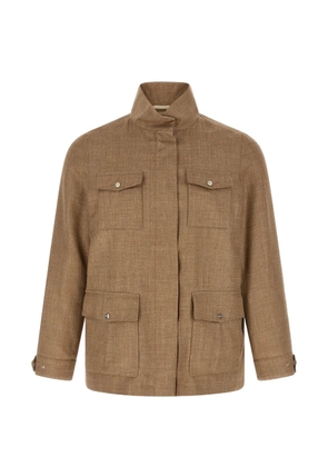 Herno Field turtleneck jacket - Brown