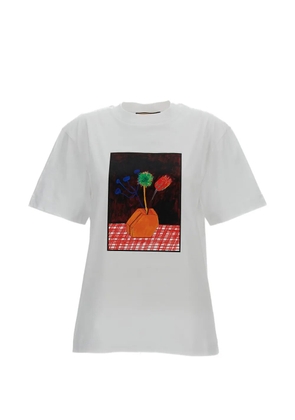 Plan C graphic-print T-shirt - White