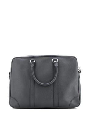 Louis Vuitton Pre-Owned Porte-Documents Voyage Briefcase Taiga Leather PM business bag - Black