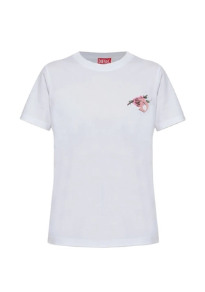 Diesel floral T-shirt - White