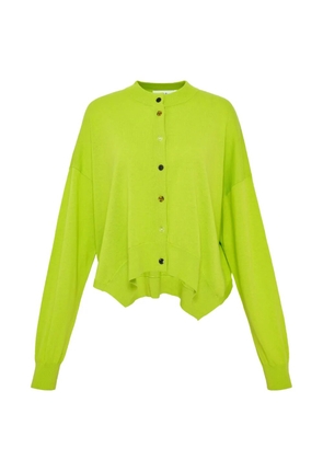 Enföld button cardigan - Green