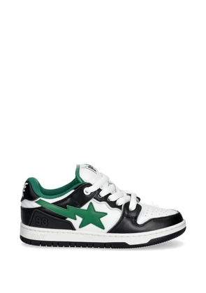 A BATHING APE® star-embellishment sneakers - White