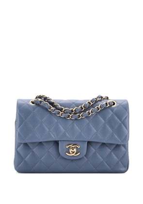 CHANEL Pre-Owned Classic Double Flap Bag Quilted Caviar Small shoulder bag - Blue