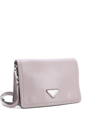 Prada Pre-Owned Flap Messenger Glace Calf Small crossbody bag - Grey