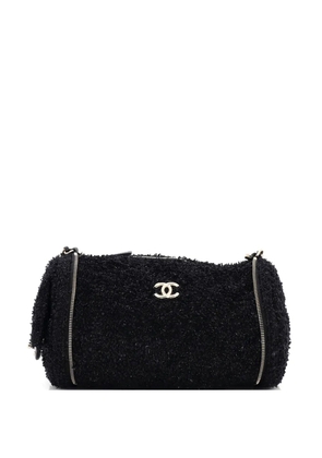 CHANEL Pre-Owned Coco Beach CC Expandable Barrel Bag Tweed handbag - Black