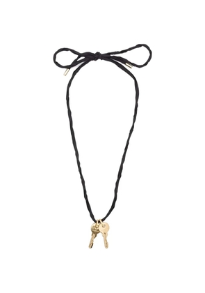 Carven key necklace - Gold