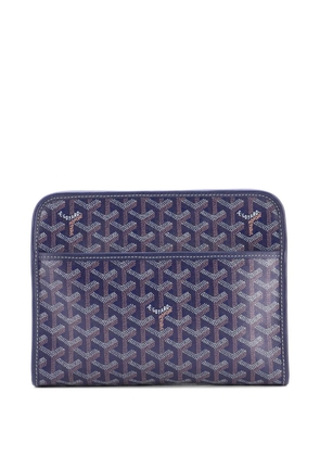 Goyard Pre-Owned Jouvence Toiletry Pouch Coated Canvas MM clutch bag - Blue