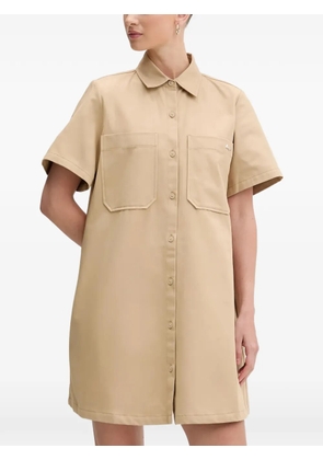 HUGO Kandira shirt mini dress - Neutrals
