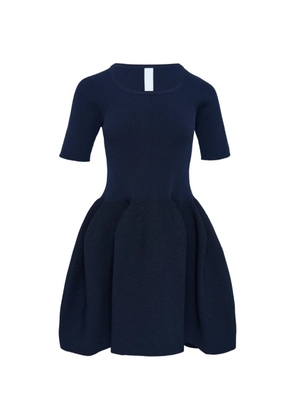 CFCL ribbed short-sleeve dress - Blue