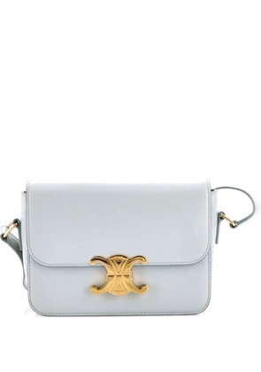 Celine Pre-Owned Triomphe Shoulder Bag Smooth Calfskin Teen crossbody bag - Blue