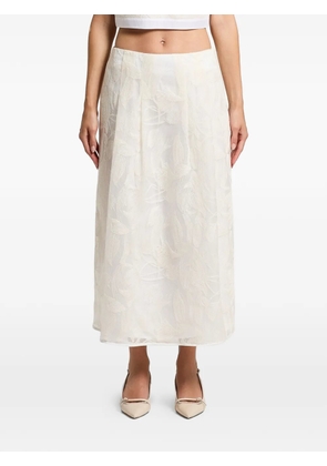 Peserico floral print skirt - Neutrals