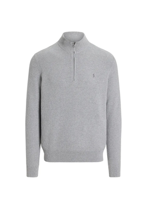 RLX Ralph Lauren zip mock neck sweater - Grey