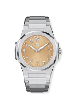 NUNCIER MS Bellini guilloche 38mm watch - Gold