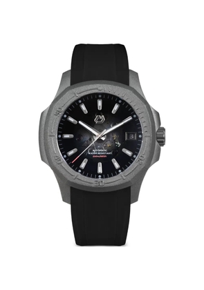 NUNCIER N200 Gunmetal translucent 40.5mm watch - Black