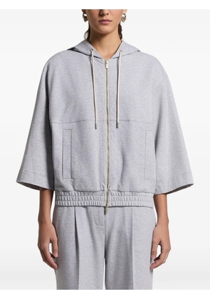 Peserico zip hoodie - Grey