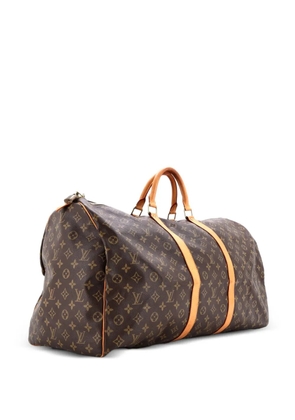 Louis Vuitton Pre-Owned Keepall Bag Monogram Canvas 60 travel bag - Brown