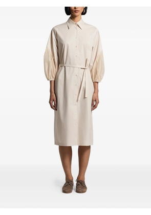 Peserico tie-waist midi dress - Neutrals