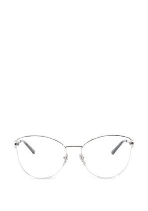 Gucci Eyewear cat-eye logo glasses - Silver