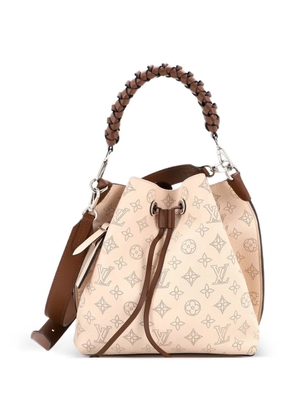 Louis Vuitton Pre-Owned Muria Mahina Leather bucket bag - Neutrals