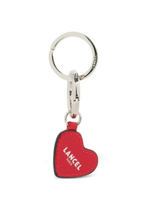 Lancel heart-shape keyring - Red