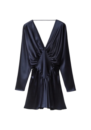 Versace silk-satin mini dress - Blue