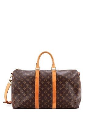 Louis Vuitton Pre-Owned Keepall Bandouliere Bag Monogram Canvas 45 travel bag - Brown