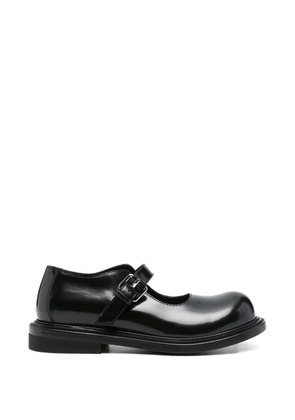 Moschino buckle-strap loafers - Black