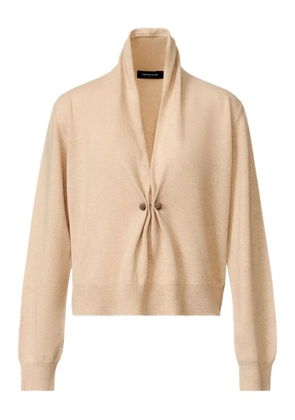 Fabiana Filippi knotted-button cardigan - Neutrals