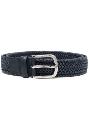 Orciani woven braided belt - Blue