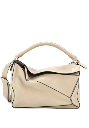 Loewe Pre-Owned Puzzle Bag Leather Large satchel - Neutrals