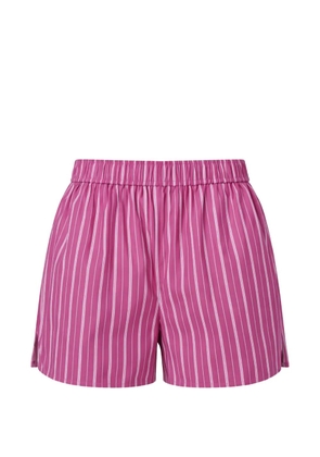 Reformation Miles striped shorts - Pink