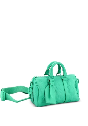 Louis Vuitton Pre-Owned Keepall Bandouliere Bag Monogram Taurillon Leather 25 handbag - Green