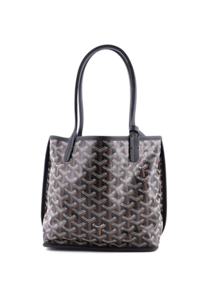 Goyard Pre-Owned Anjou Reversible Tote Coated Canvas Mini satchel - Black