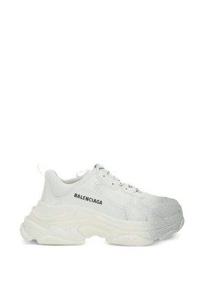 Balenciaga Triple S glitter spray-detail lace-up sneakers - White