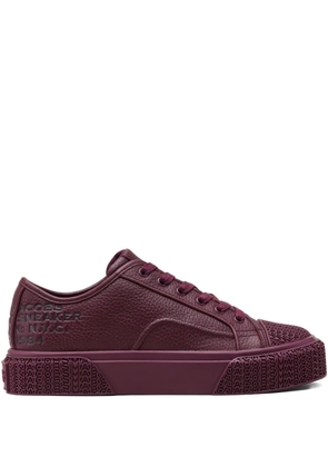 Marc Jacobs embossed-logo platform sneakers - Purple