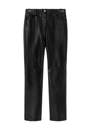 Versace leather trousers - Black