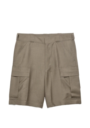 Prada mohair and wool bermudas - Green