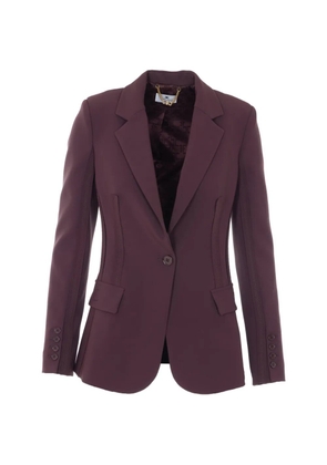 Elisabetta Franchi double-breasted v-neck jacket - Purple