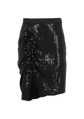 Vivienne Westwood sequin slit skirt - Black
