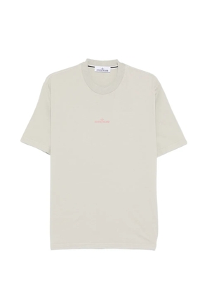 Stone Island logo graphic T-shirt - Grey