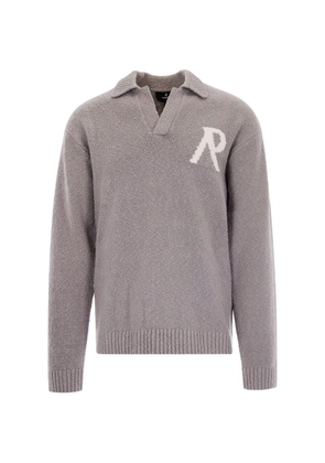 Represent polo-collar sweater - Grey
