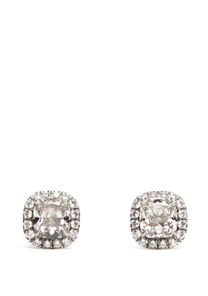 Rewind Vintage Affairs x Harry Winston 18K white gold diamond earrings - Silver